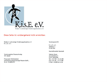 Tablet Screenshot of kise.de